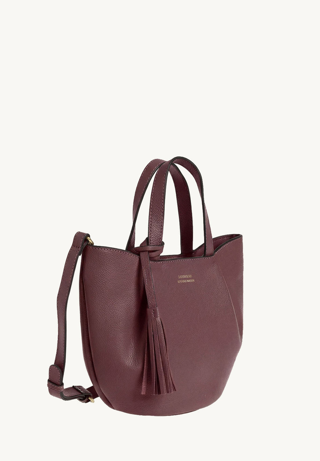 Baby ALMA - Petit sac zippé porté épaule cuir grainé