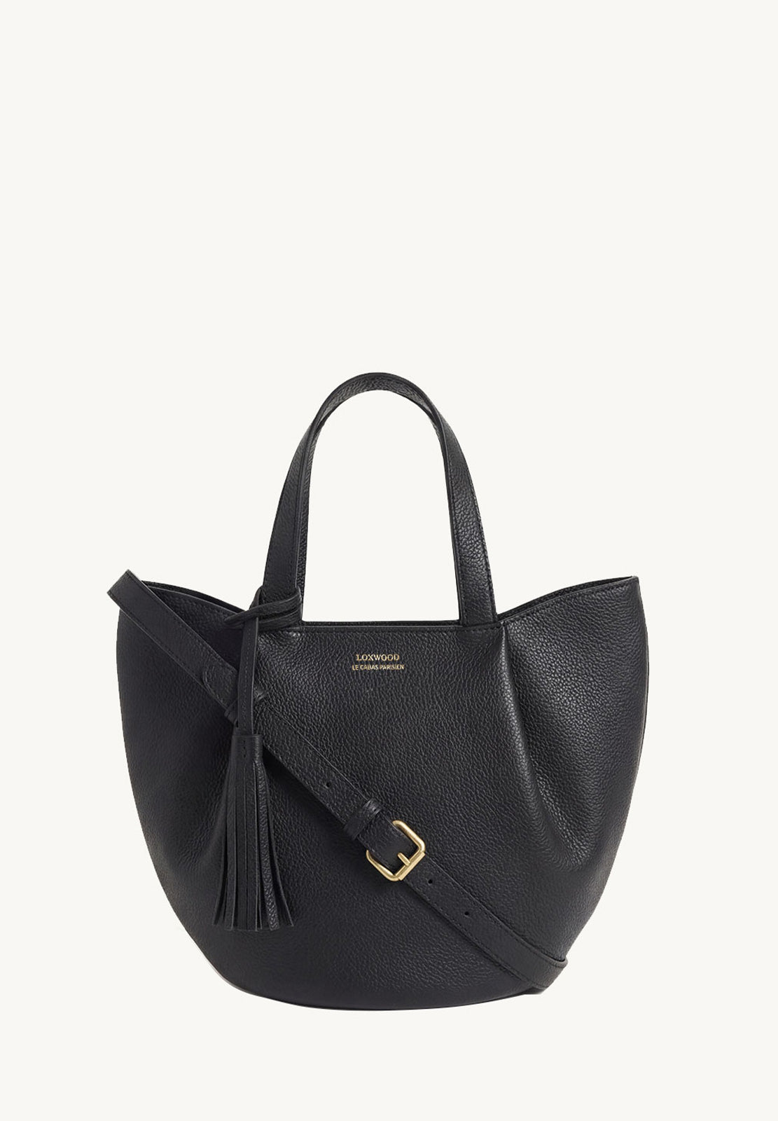 Baby ALMA - Petit sac zippé porté épaule cuir grainé