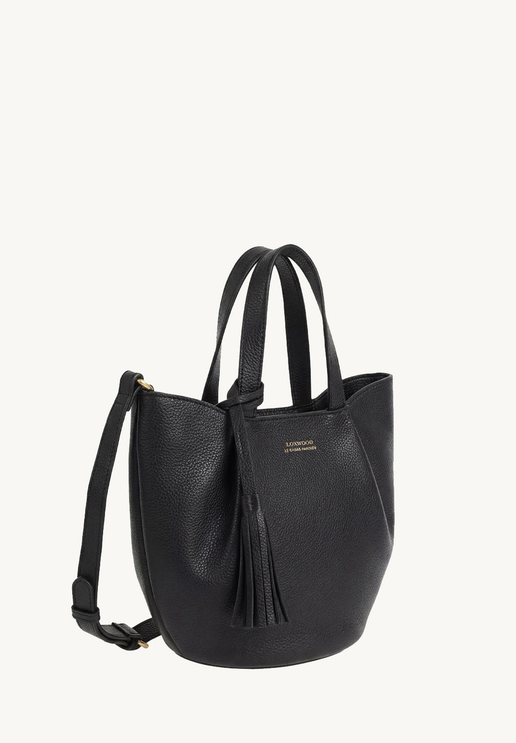 Baby ALMA - Petit sac zippé porté épaule cuir grainé