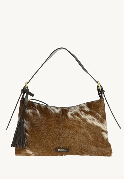 IZIA - Sac porté épaule en poil de vachette