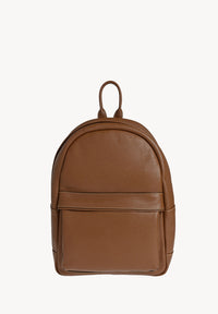 BACKPACK - Grained leather