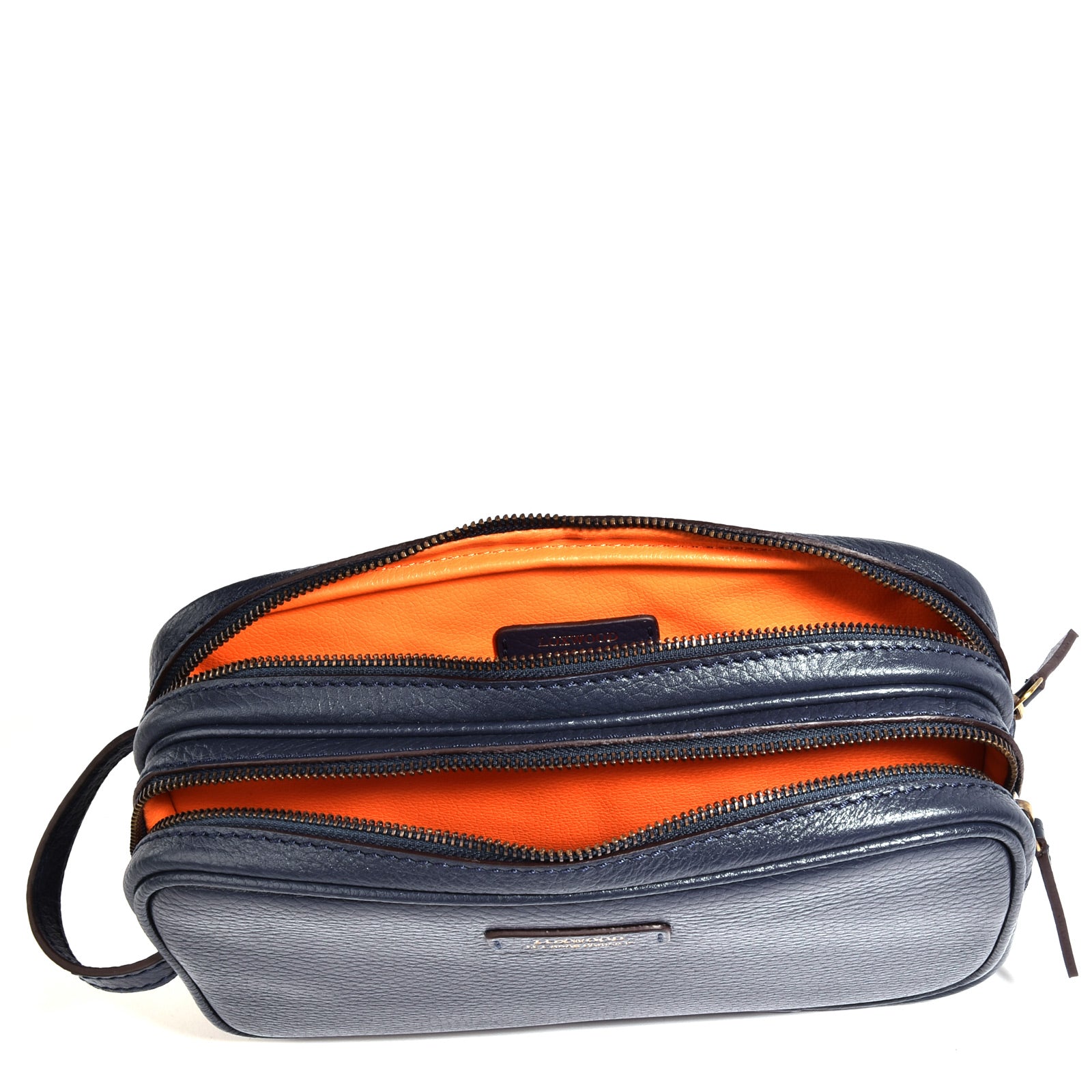 Midnight Blue Double Zip Toiletry Bag