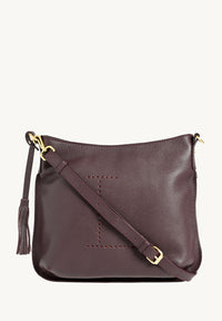 CELIA L - Sac besace en cuir grainé