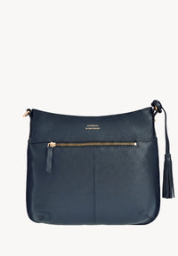 CELIA L - Grained leather messenger bag