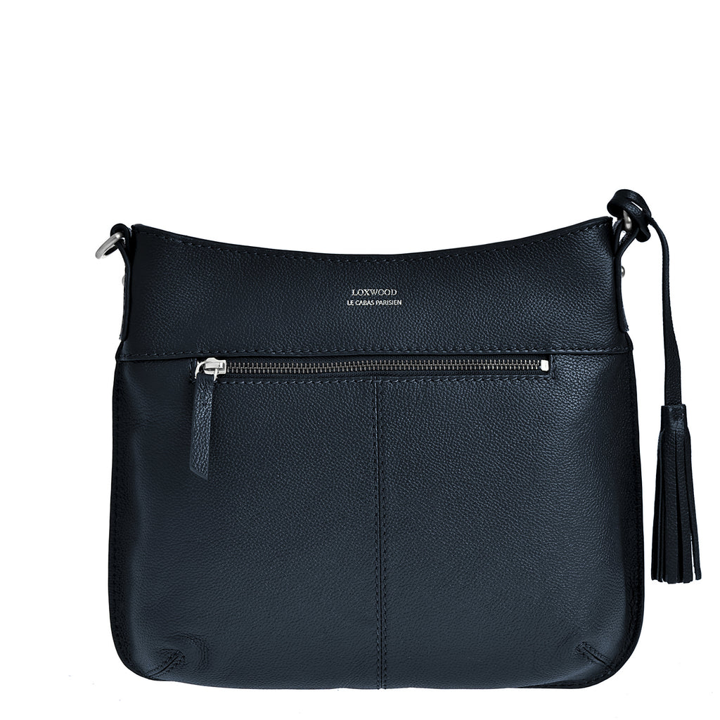 CELIA L - Grained leather messenger bag