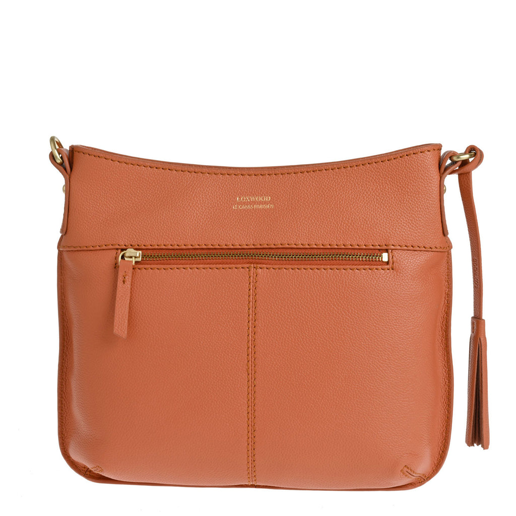 CELIA L - Sac besace en cuir grainé