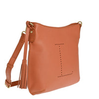 CELIA L - Grained leather messenger bag