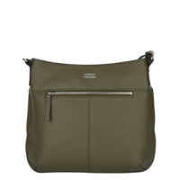 CELIA L - Grained leather messenger bag