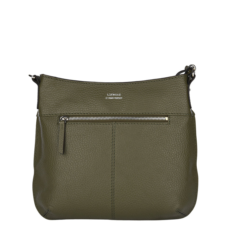 CELIA L - Sac besace en cuir grainé