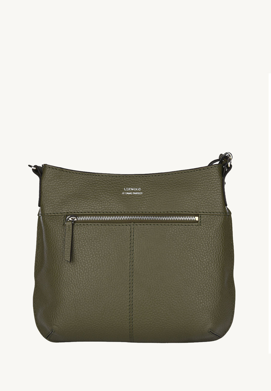 CELIA L - Grained leather messenger bag