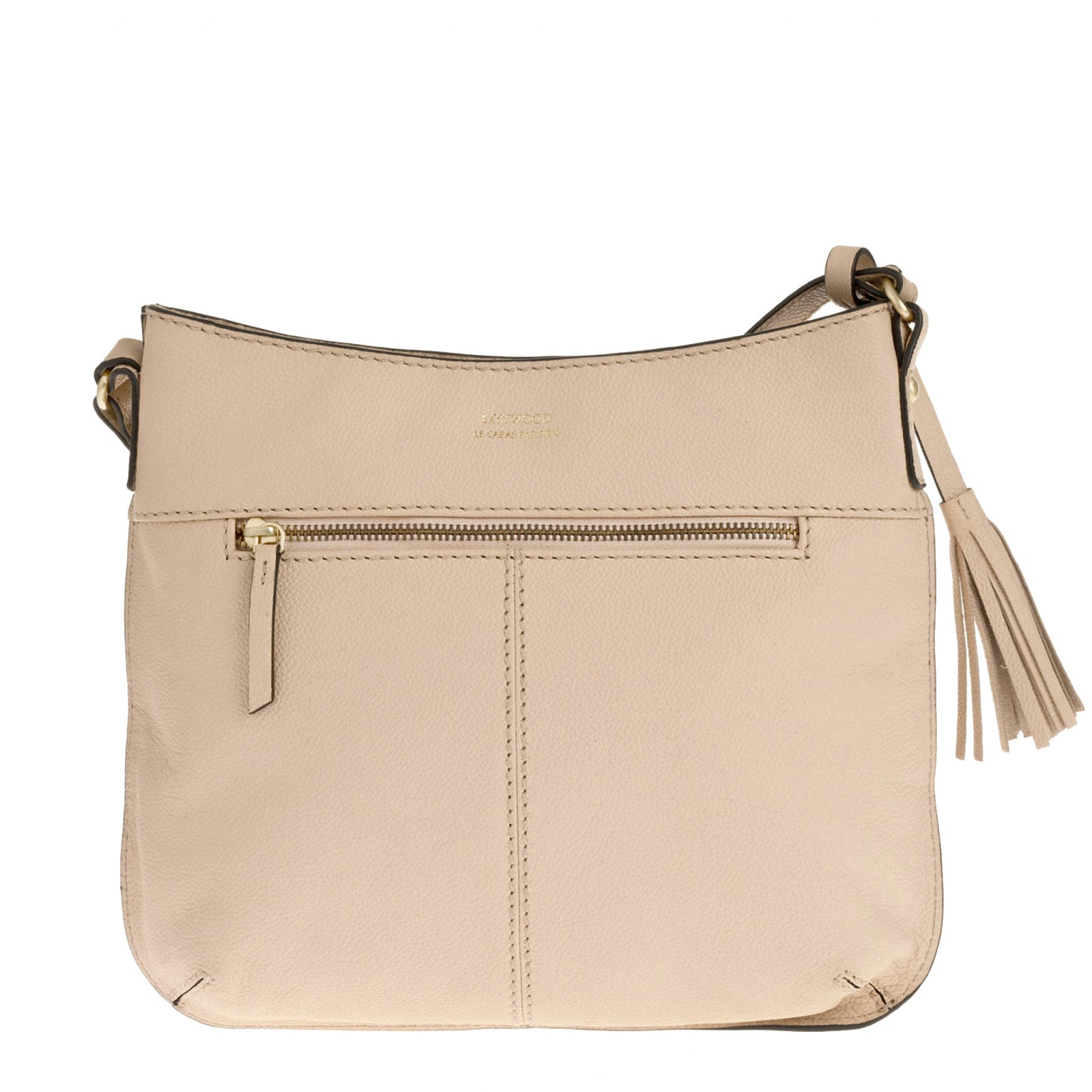 CELIA L - Grained leather messenger bag