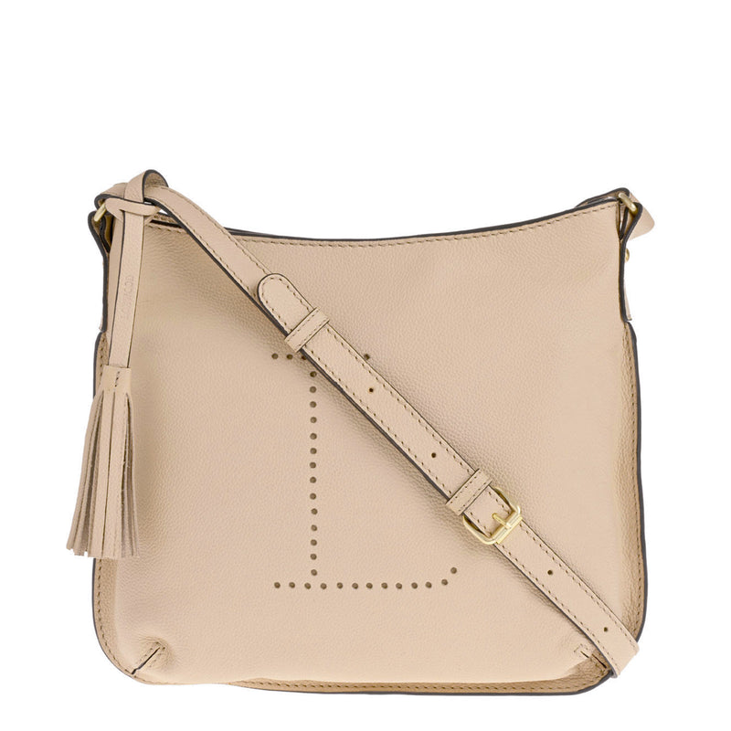 CELIA L - Grained leather messenger bag