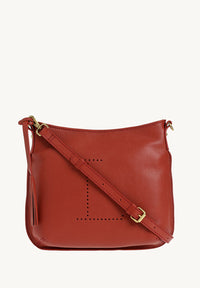 CELIA L - Sac besace en cuir grainé Opera