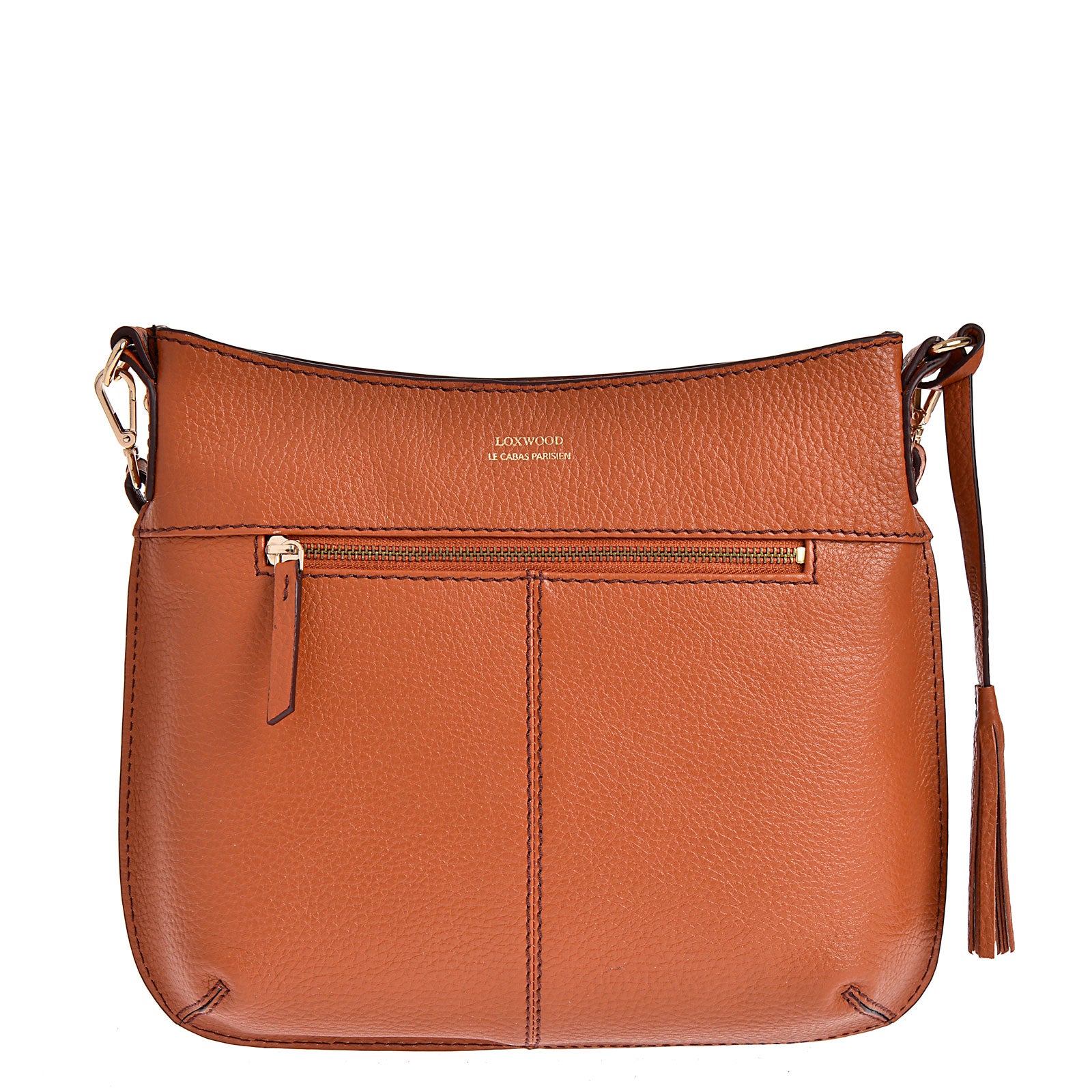 CELIA L - Sac besace en cuir grainé