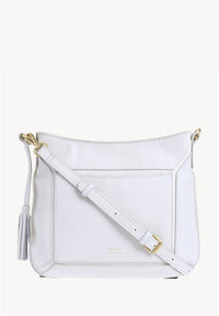 CELIA - Sac besace en cuir grainé façon ORIGAMI