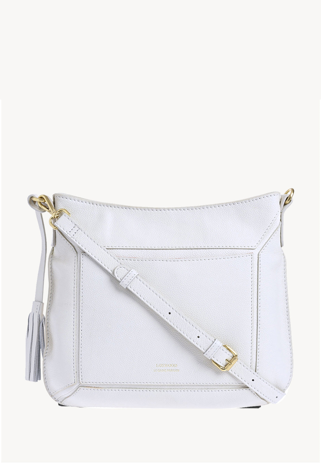 CELIA - Sac besace en cuir grainé façon ORIGAMI