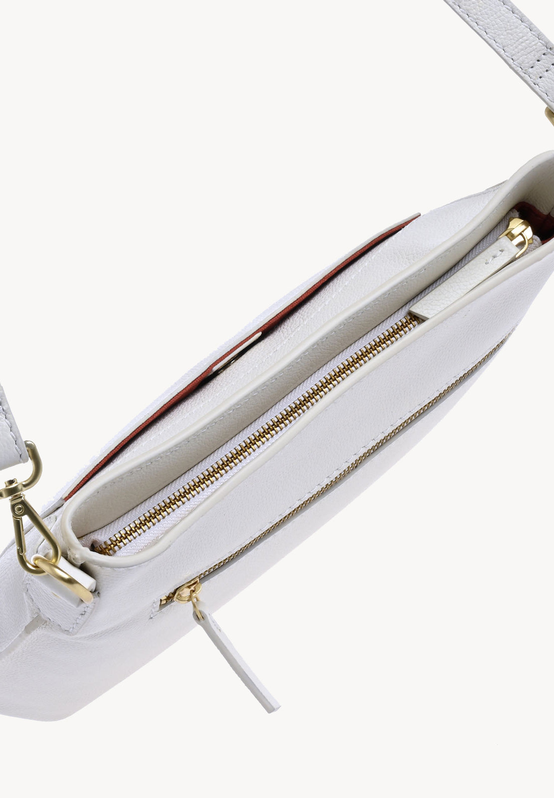 CELIA - Sac besace en cuir grainé façon ORIGAMI