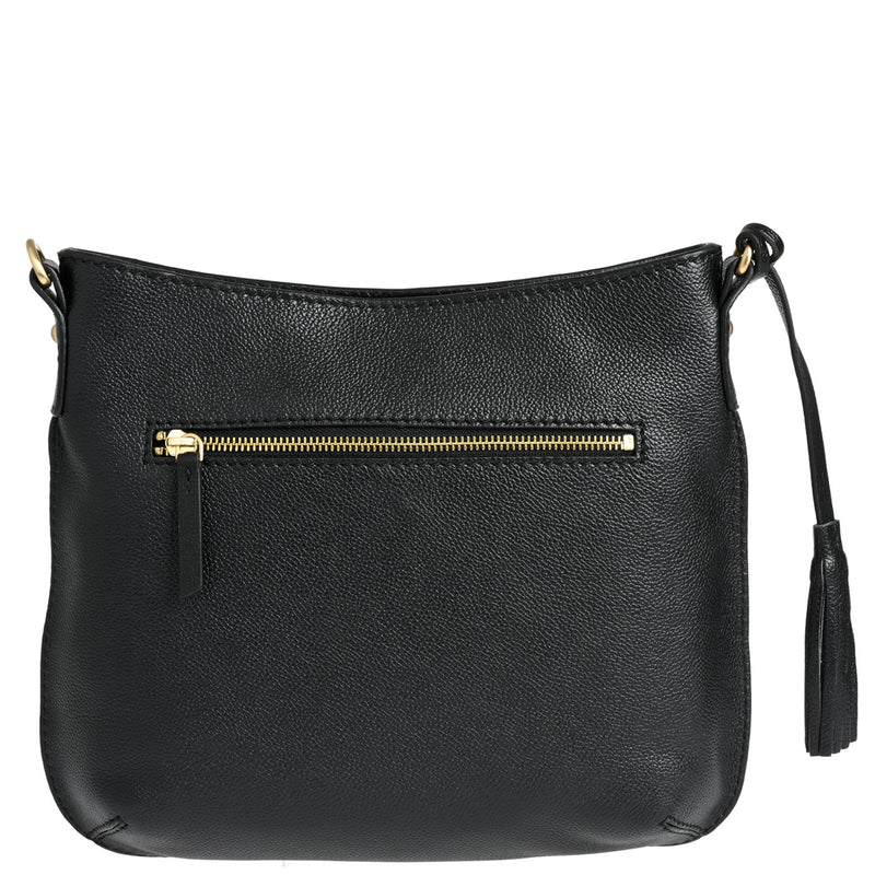 CELIA - ORIGAMI-style grained leather messenger bag