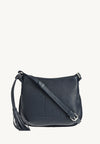 MINI CELIA - Small grained leather messenger bag