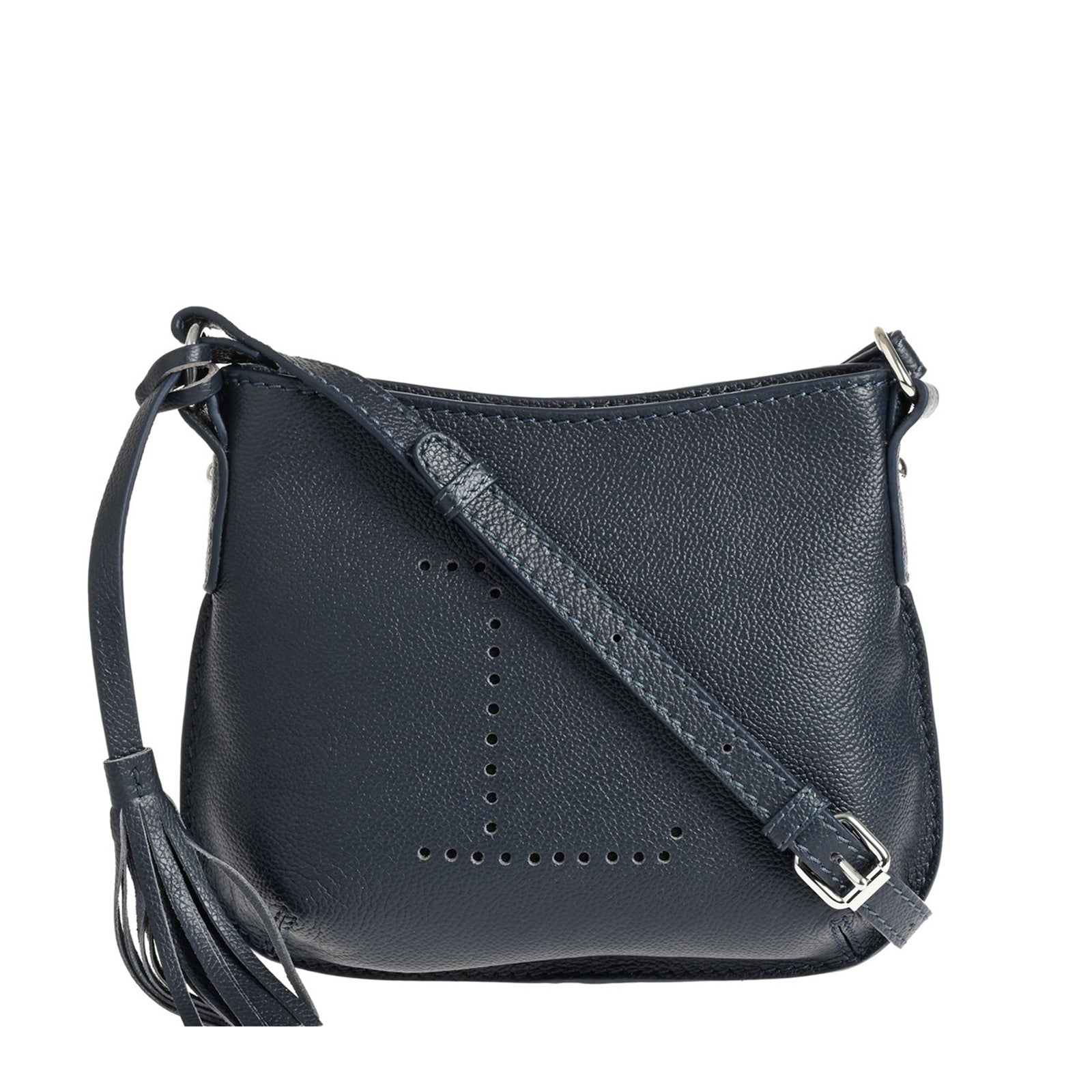 MINI CELIA - Petit sac besace en cuir grainé