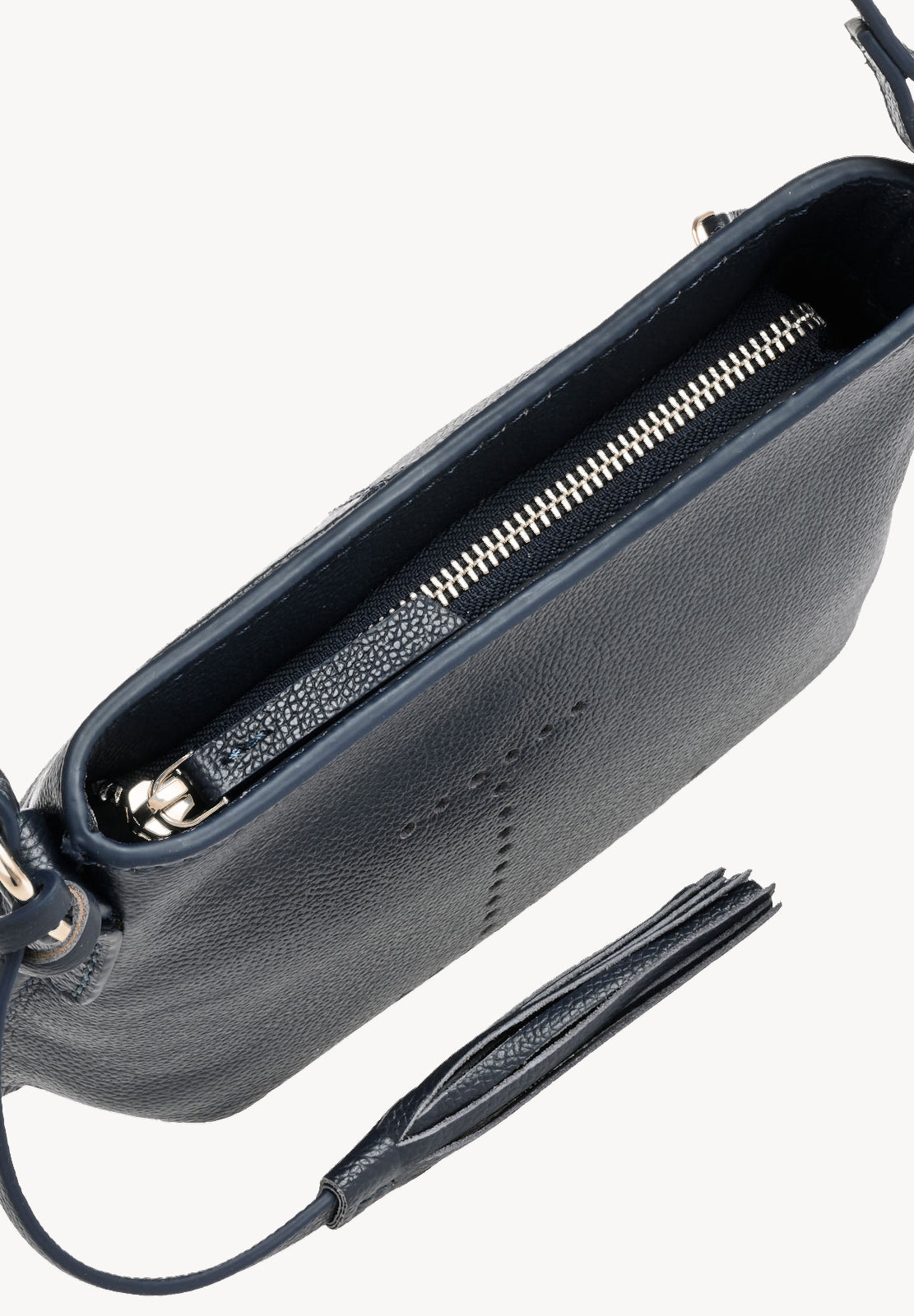 MINI CELIA - Petit sac besace en cuir grainé