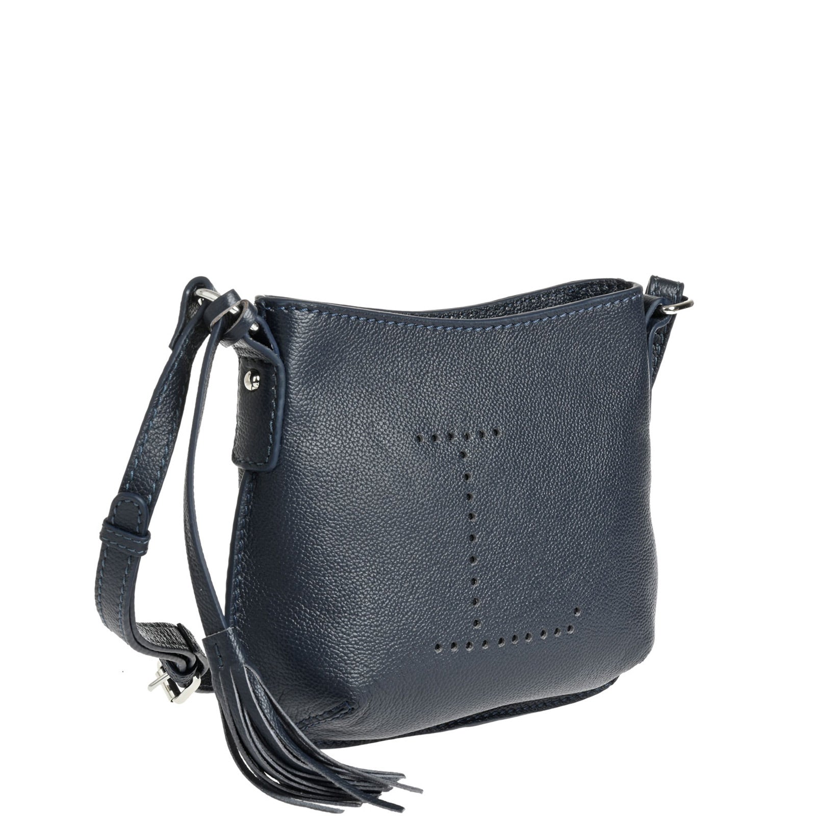 MINI CELIA - Petit sac besace en cuir grainé