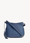 Mini Celia Leather Blue Jean