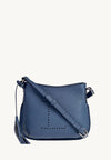 Mini Celia Leather Blue Jean
