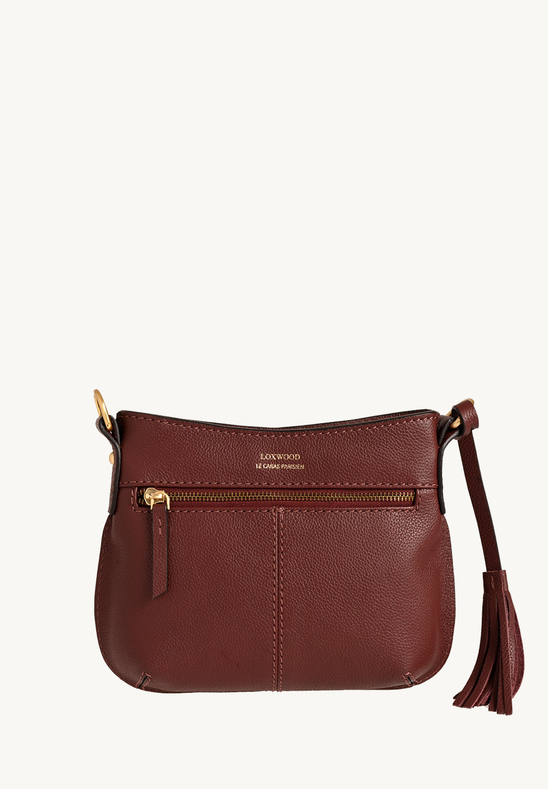 MINI CELIA - Petit sac besace en cuir grainé