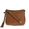 MINI CELIA - Small grained leather messenger bag