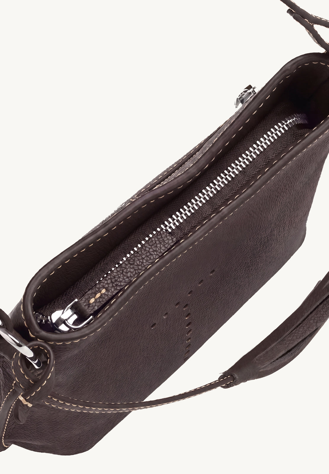 Mini Celia Leather Coffee