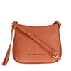 MINI CELIA - Small grained leather messenger bag