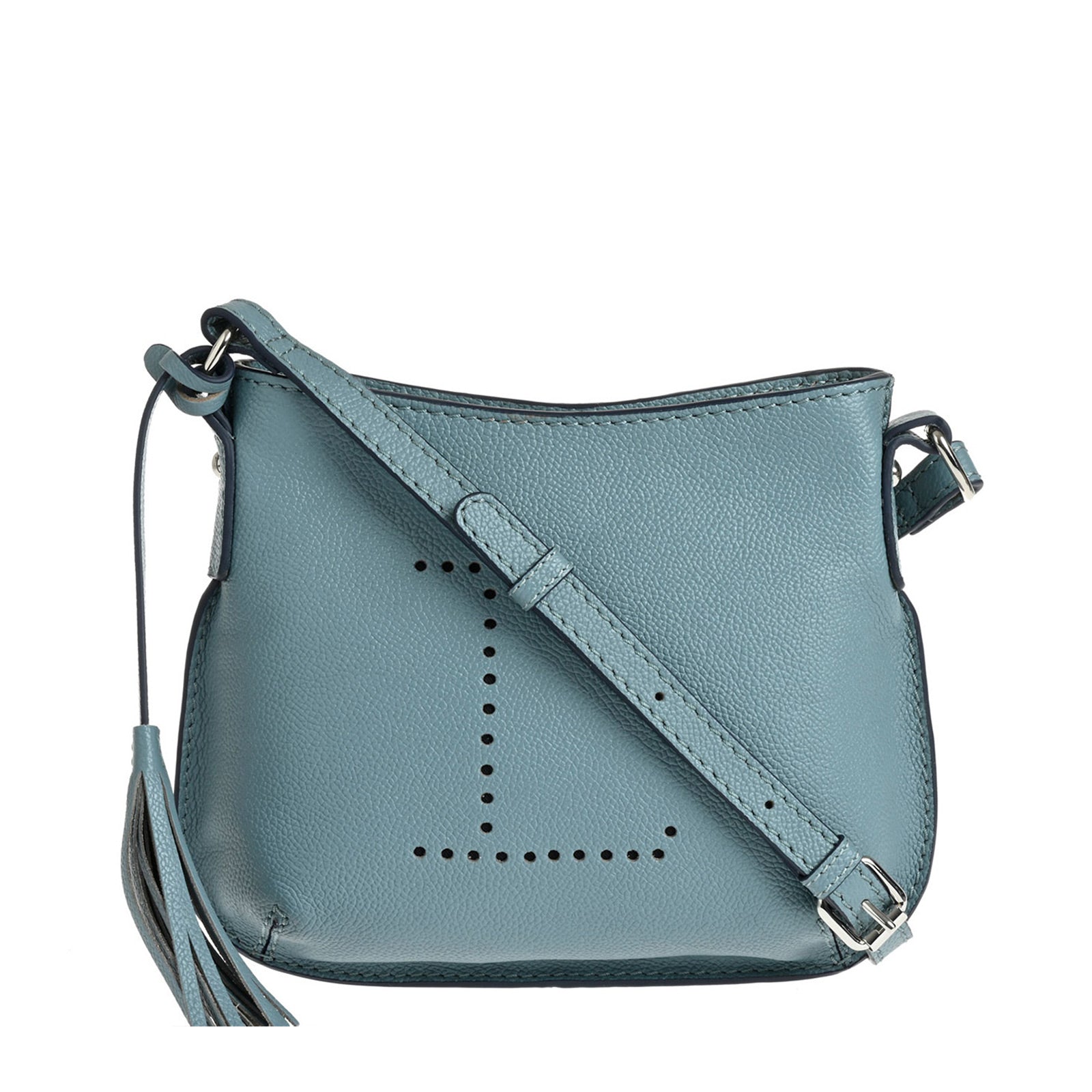 MINI CELIA - Petit sac besace en cuir grainé