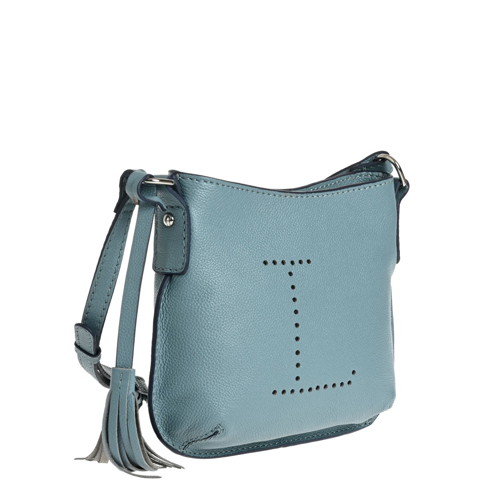 MINI CELIA - Petit sac besace en cuir grainé