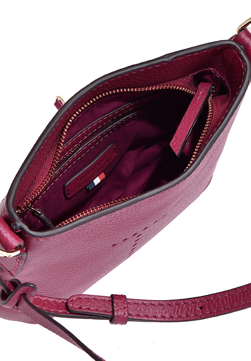 Mini Celia Fushia Leather