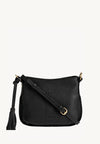 MINI CELIA - Small grained leather messenger bag