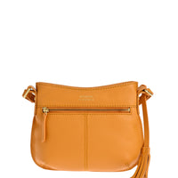 MINI CELIA - Petit sac besace en cuir grainé