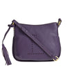 MINI CELIA - Small grained leather messenger bag