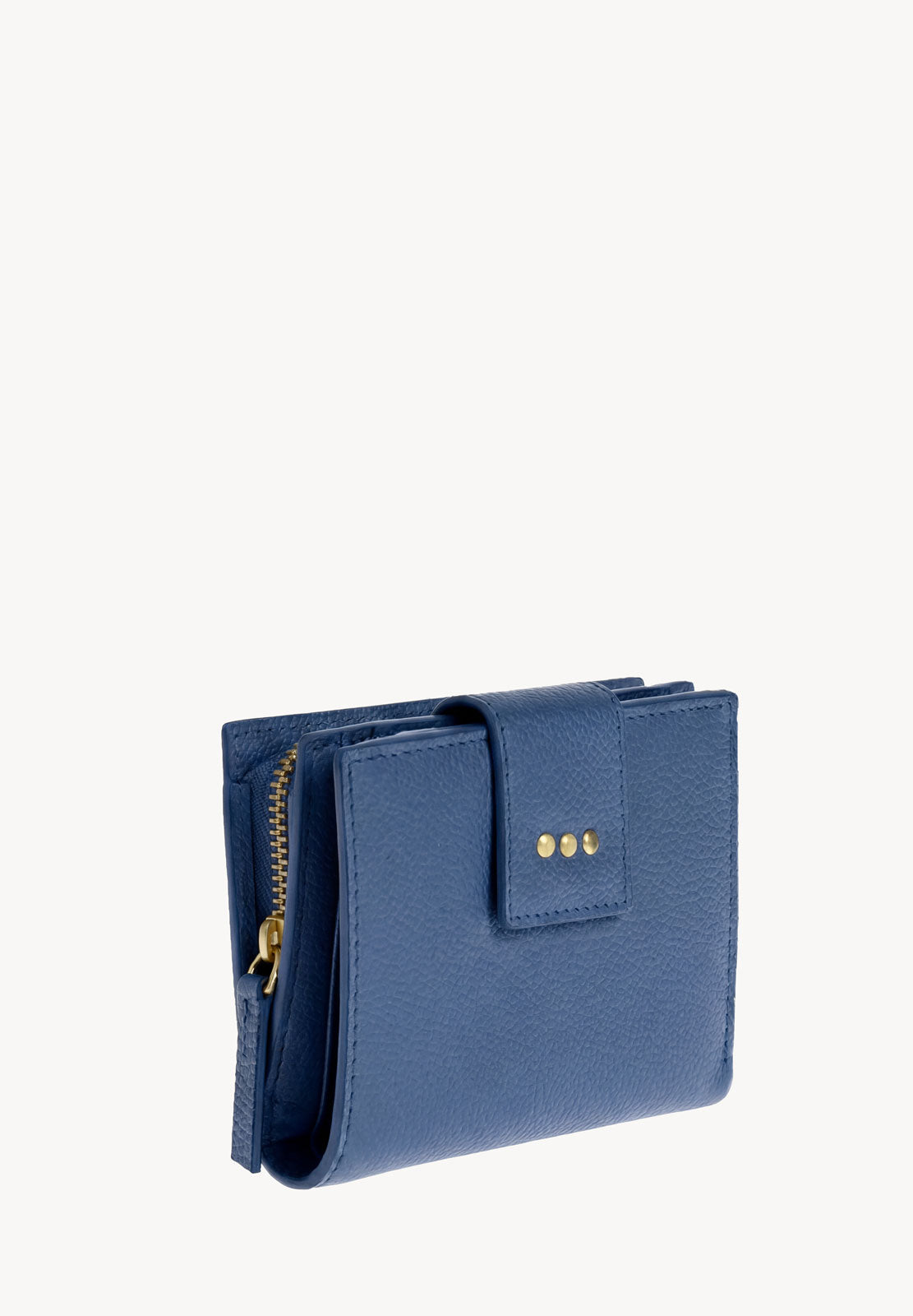 Blue Jean Leather Back to Back Wallet