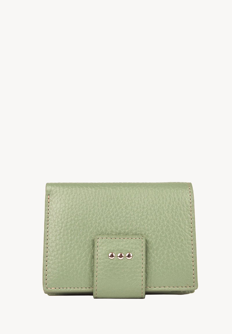 Small backpack wallet - Grained leather