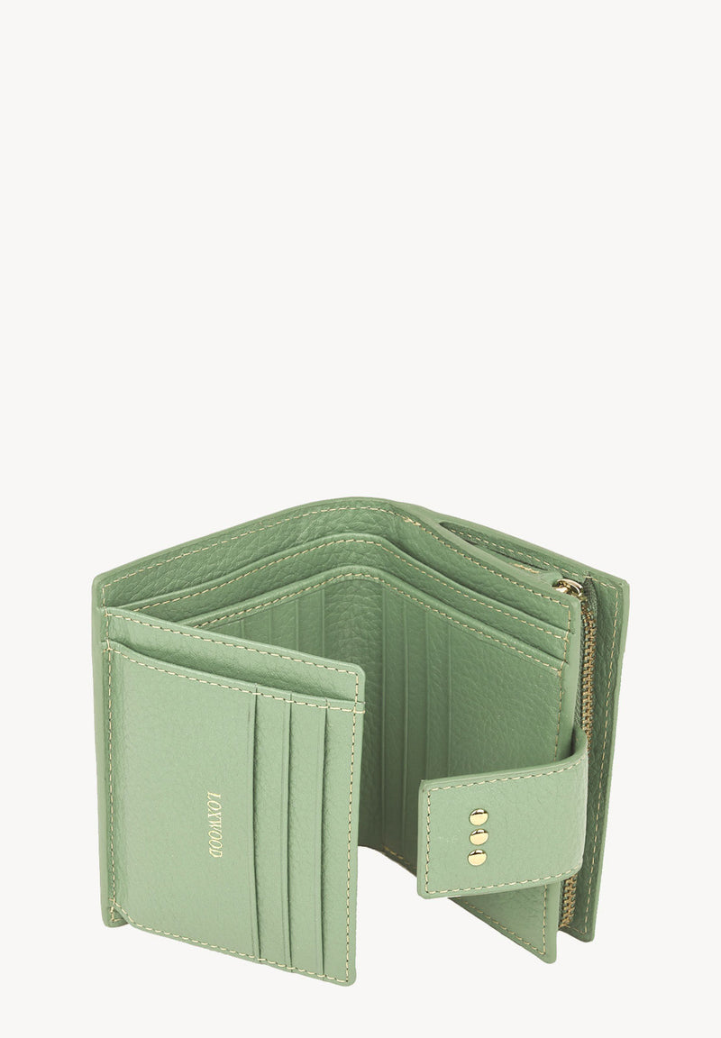 Small backpack wallet - Grained leather