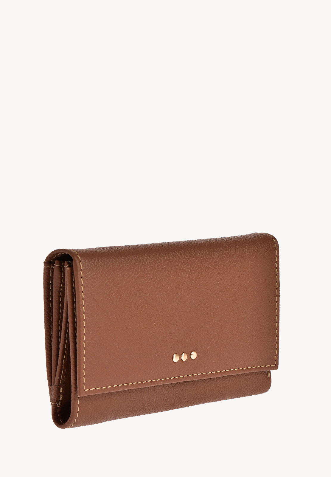 COMPAGNON - Small grained leather wallet