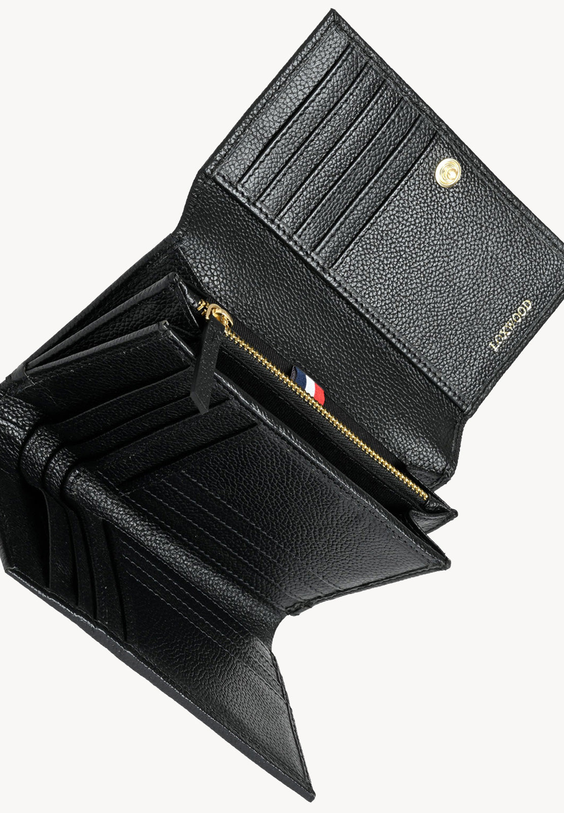 COMPAGNON - Small grained leather wallet