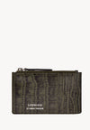 NOAH - Crocodile embossed leather card holder