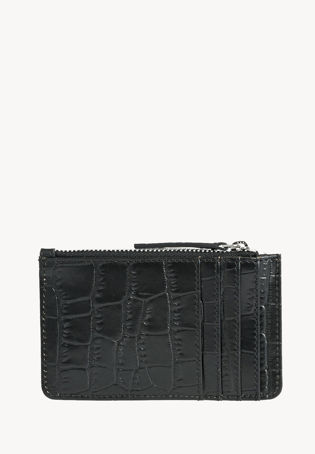 NOAH - Crocodile embossed leather card holder
