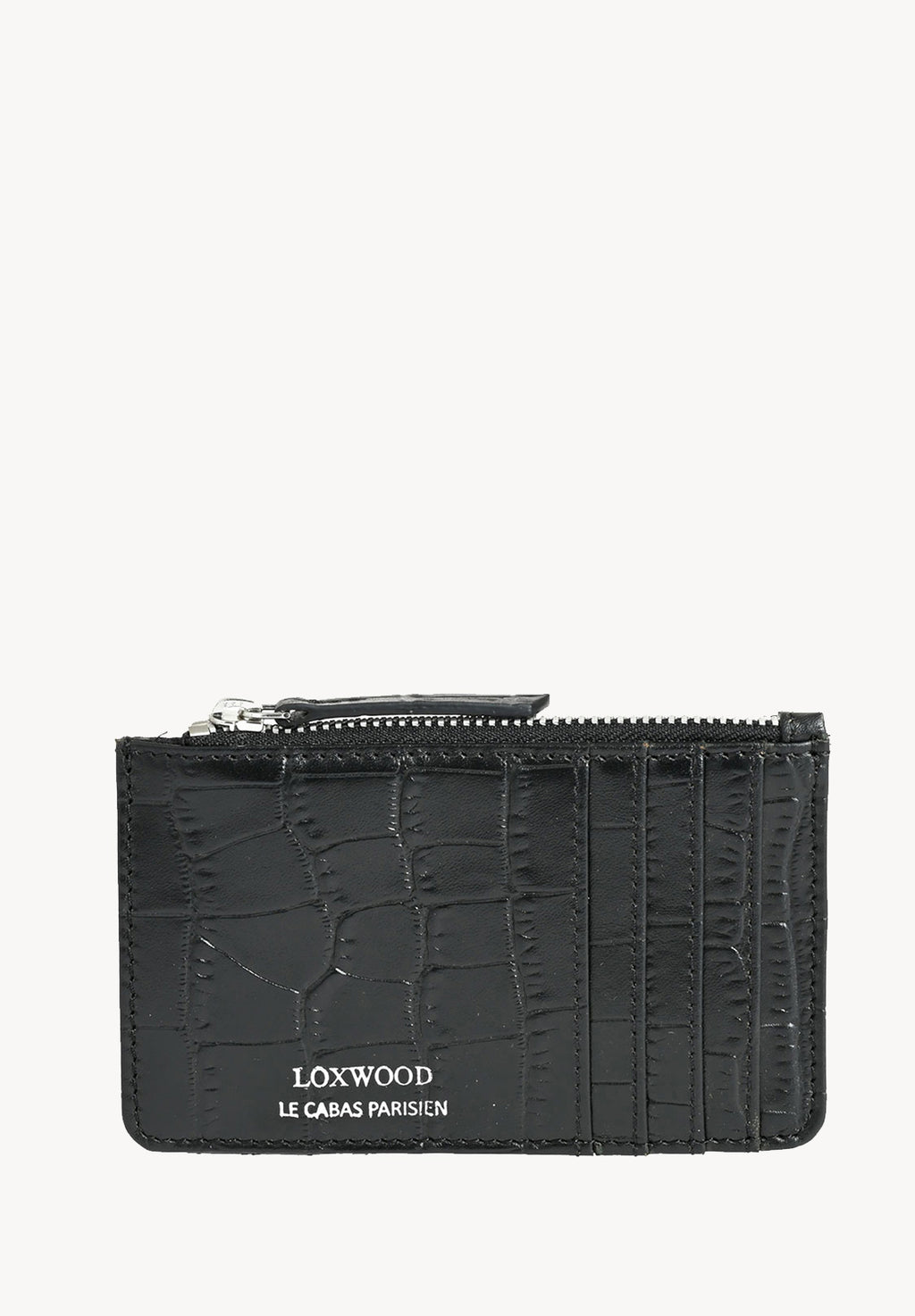 NOAH - Crocodile embossed leather card holder