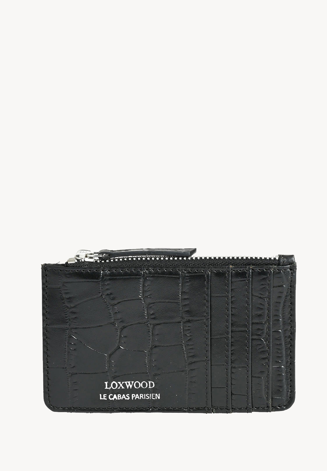 NOAH - Crocodile embossed leather card holder