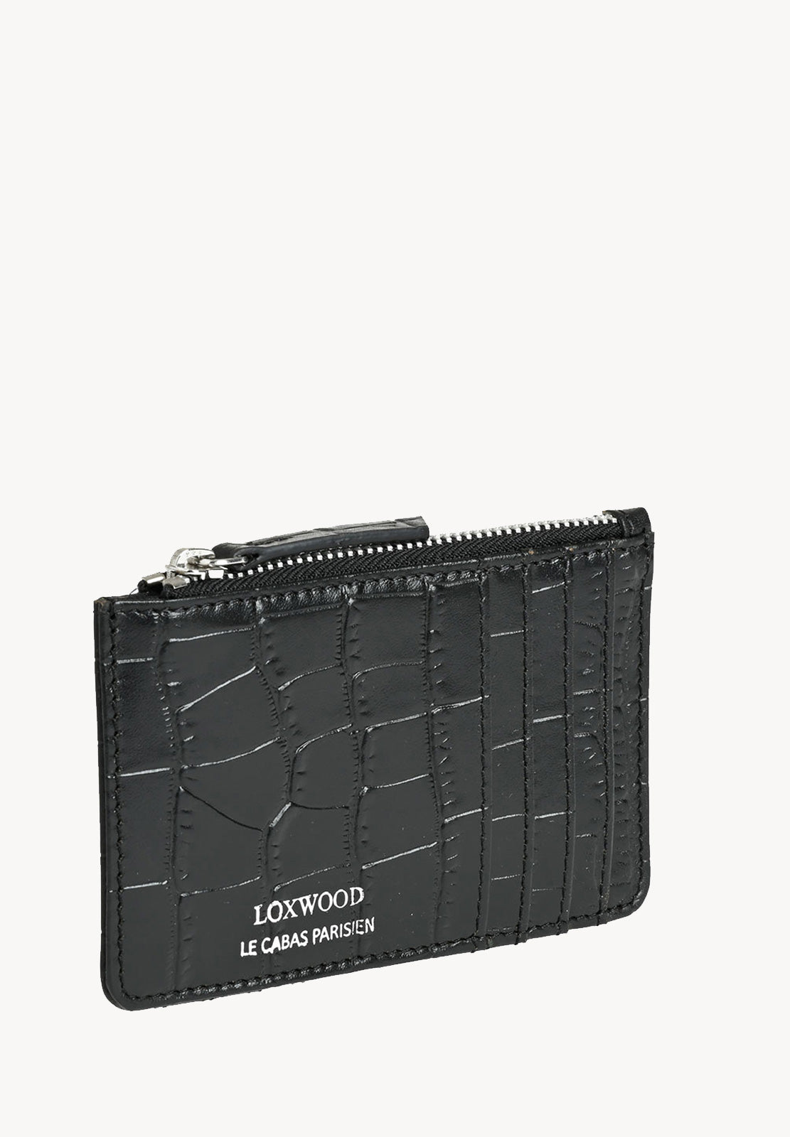 NOAH - Crocodile embossed leather card holder