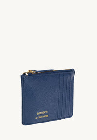Noah-Blue Jean Leather Card Holder