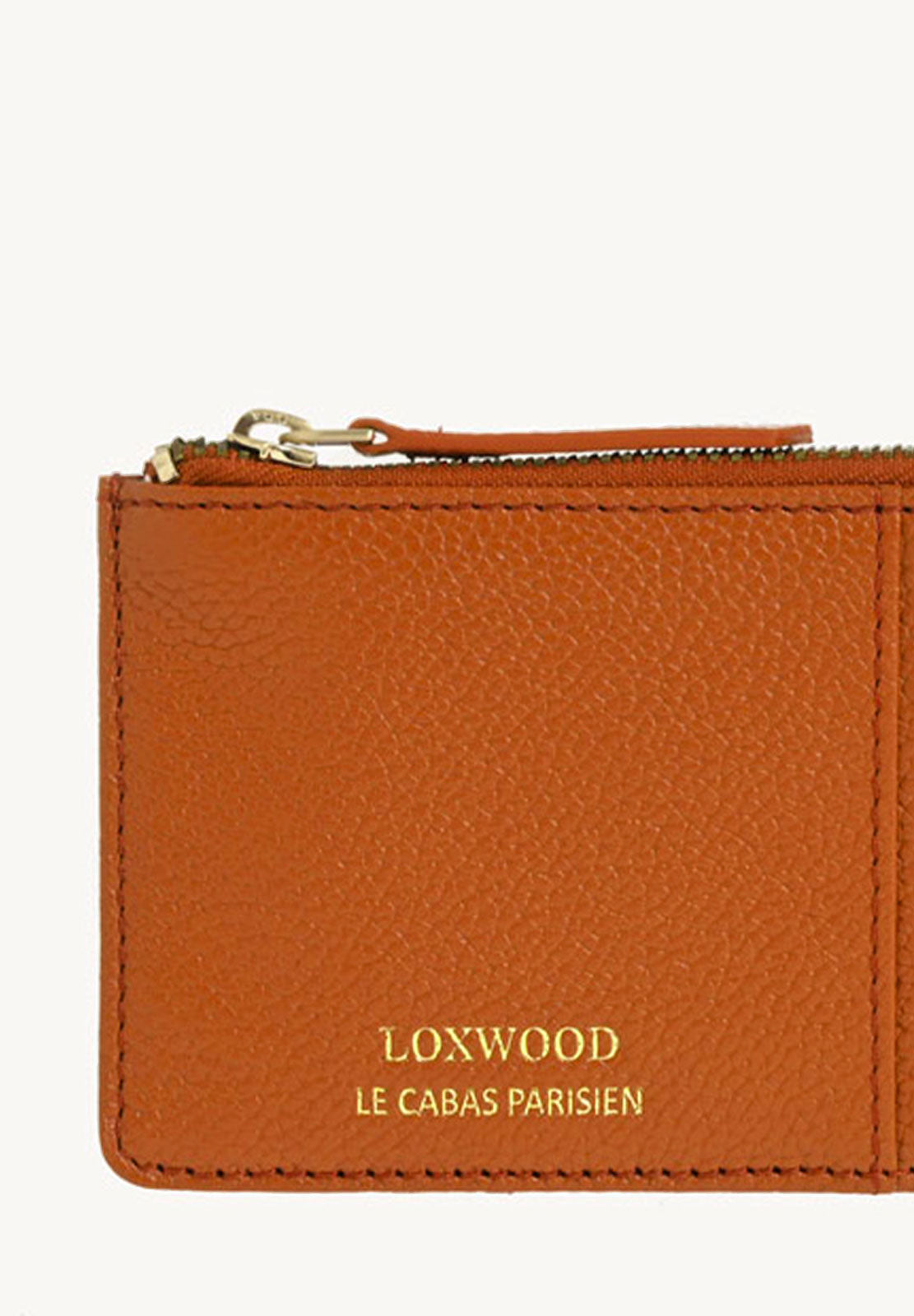 Noah-Orange Leather Card Holder